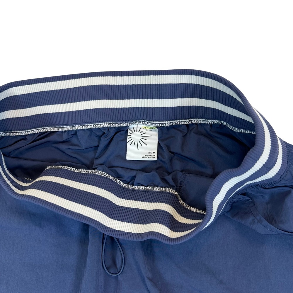 Offline by Aerie Navy Blue Striped Waistband Active Skort Pockets Women's Size M - Picture 5 of 5